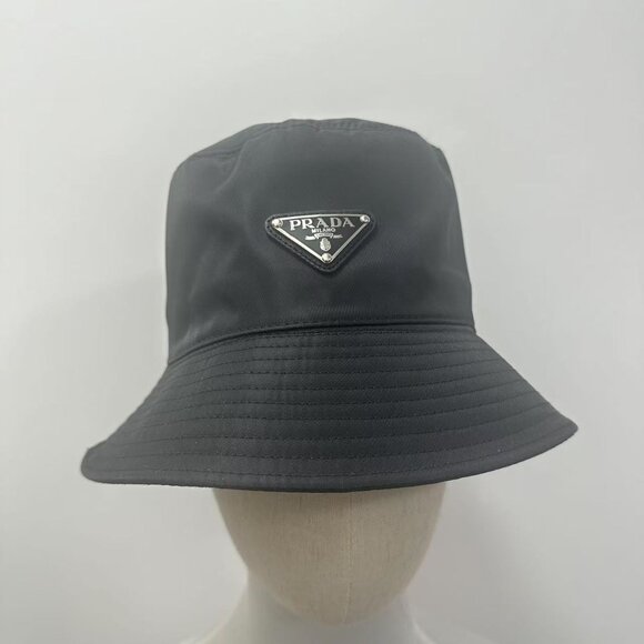 Prada Black Quilted Bucket Hat - Picture 1 of 4